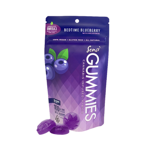 Bedtime Blueberry • Sensi<br><i>100mg Gummies</i>    - 